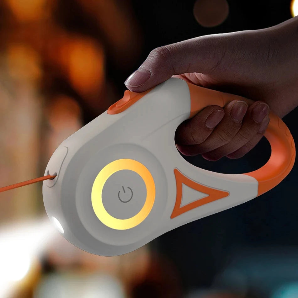 FlexiLED™ Laisse rétractable avec LED